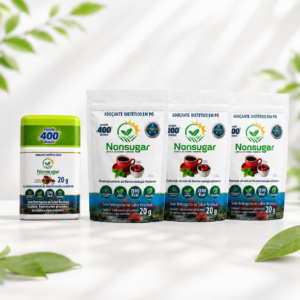 Kit NonSugar — Pote 20g + 3 Refis 20g